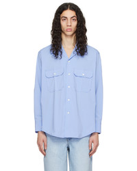 Recto Blue Fold Shirt