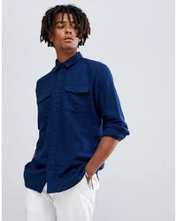 Selected Homme Brushed Cotton Overshirt In Regular Fit