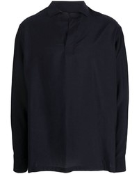 Giorgio Armani Camp Collar Long Sleeved Shirt