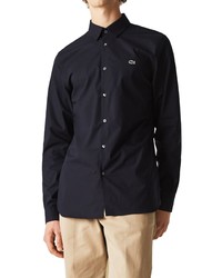 Lacoste City Slim Fit Solid Button Up Shirt