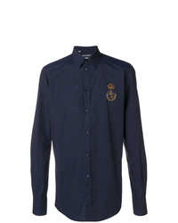 Dolce & Gabbana Crowned Crest Logo Shirt