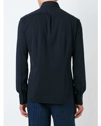 Brunello Cucinelli Cutaway Collar Jersey Shirt
