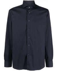 Corneliani Cutaway Collar Long Sleeve Shirt