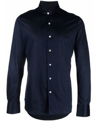 Canali Fitted Button Down Shirt