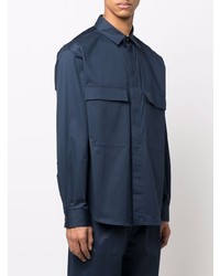 Giorgio Armani Flap Pocket Long Sleeve Shirt