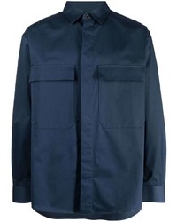 Giorgio Armani Flap Pocket Long Sleeve Shirt