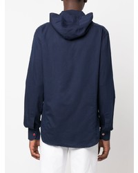 Kiton Hooded Long Sleeve Shirt