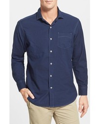 Tommy Bahama Island Modern Fit Cotton Silk Sport Shirt