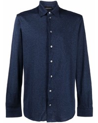 Emporio Armani Jacquard Cotton Jersey Shirt