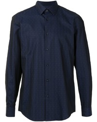 BOSS Long Sleeve Button Front Shirt