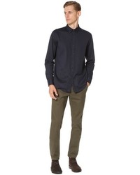 Club Monaco Long Sleeve Knit Shirt