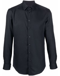 Giorgio Armani Long Sleeve Organic Cashmere Shirt