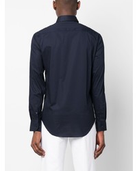 Emporio Armani Long Sleeve Stretch Cotton Shirt