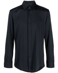 BOSS Long Sleeve Stretch Design Shirt