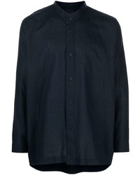 Homme Plissé Issey Miyake Long Sleeved Cotton Shirt