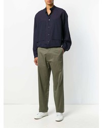 E. Tautz Mandarin Collar Lineman Shirt