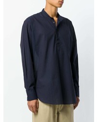 E. Tautz Mandarin Collar Shirt