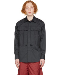 Situationist Navy Cotton Shirt