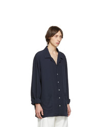 Jacquemus Navy La Chemise Etienne Shirt