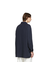 Jacquemus Navy La Chemise Etienne Shirt