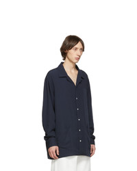 Jacquemus Navy La Chemise Etienne Shirt