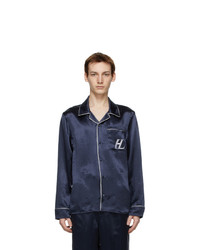 Helmut Lang Navy Pajama Shirt