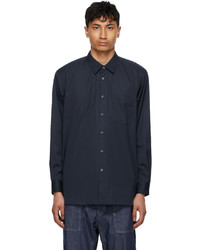 Comme Des Garcons SHIRT Navy Poplin Forever Shirt