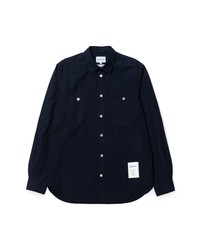 Norse Projects Norse Project Series Long Sleeve Button Up Shirt In Dark Navy At Nordstrom