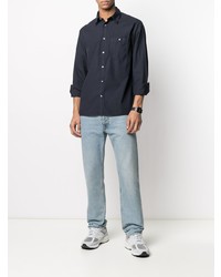 Officine Generale Patch Pocket Long Sleeved Shirt