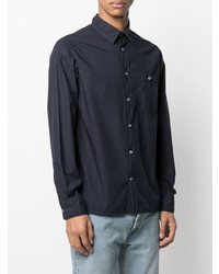 Officine Generale Patch Pocket Long Sleeved Shirt