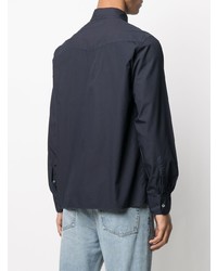 Officine Generale Patch Pocket Long Sleeved Shirt