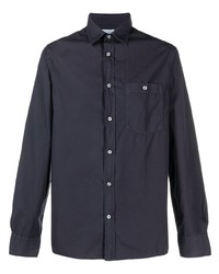 Officine Generale Patch Pocket Long Sleeved Shirt