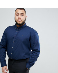 French Connection Plus Poplin Long Sleeve Shirt