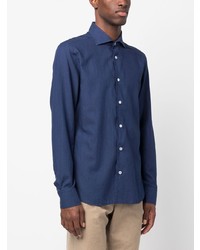 Fedeli Poplin Long Sleeve Shirt