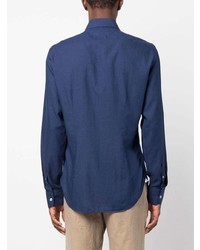 Fedeli Poplin Long Sleeve Shirt