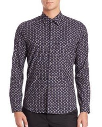 Paul Smith Ps Palm Tree Woven Sportshirt
