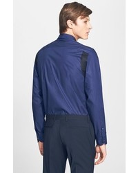 Paul Smith Ps Slim Fit Sport Shirt With Sleeve Insets