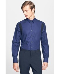 Paul Smith Ps Slim Fit Sport Shirt With Sleeve Insets
