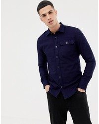 ONLY & SONS Quilted Overshirt In Regular Fit Nights