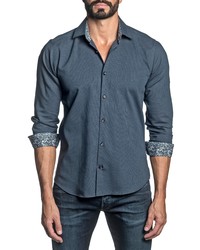 Jared Lang Regular Fit Woven Button Up Shirt