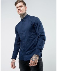 Another Influence Seamed Panel Slim Fit Shirt