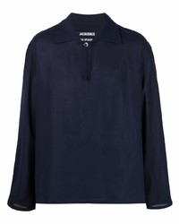 Jacquemus Semi Sheer Spread Collar Shirt