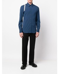 Alexander McQueen Signature Harness Long Sleeve Shirt