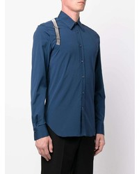 Alexander McQueen Signature Harness Long Sleeve Shirt