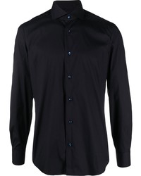 Barba Single Breasted Cotton Blend Shirt