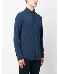 Paul & Shark Spread Collar Cotton Shirt