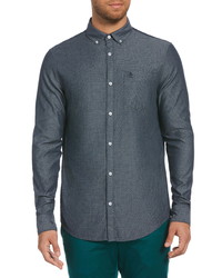 Original Penguin Tonal Dobby Button Up Shirt