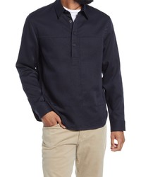 Vince Twill Pullover Shirt
