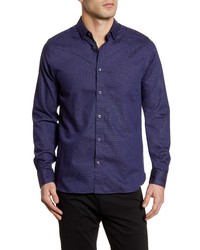 Ted Baker London Whyme Slim Fit Dot Button Up Shirt