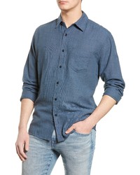 Rails Wyatt Relaxed Fit Plaid Button Up Shirt In Sea Blue At Nordstrom